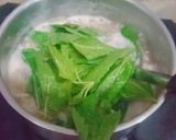 รูปขั้นตอนการทำที่ 2 ของ ต้มจืดสปาเก็ตตี้โอ๊ตหมูสับใบกะเพรา - คีโต