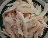 A picture of step 1 of Chicken Flautas.