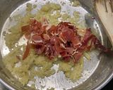 Foto del paso 3 de la receta: 🌱 Guisantes con jamón y patatas con huevos escalfados 🍳 Estilo “la Finita” 🧑🏽🍳