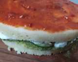 A picture of step 7 of Dhokla Cake.