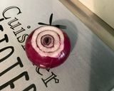 Une image de l'étape 4 de Aubergines et carottes grillées à l’oignon rouge.