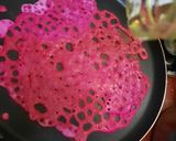 A picture of step 12 of Beetroot Neer Dosa.