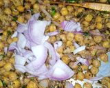 A picture of step 7 of Chickpea Chaat.