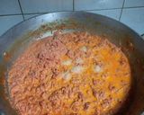 A picture of step 8 of Gajar Pak/ Gajar Ki Burfi.