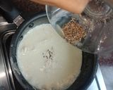 A picture of step 2 of Paneer Kheer.