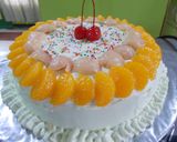 Foto langkah ke 9 dari resep Cheddar Cheese Cake.