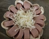 Virsli koszorú recept fázis 2 fotója