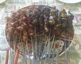 Foto del paso 13 de la receta: Pinchitos de hígado de Cordero al carbón "بلفاف"