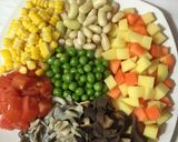 Hình bước làm 1 của món Canh rau củ nấu chay