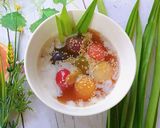 Hình bước làm 10 của món Chè trôi nước 7 sắc cầu vồng màu tự nhiên