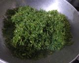 A picture of step 3 of Dill-Moong daal sabzi.