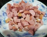 Hình bước làm 1 của món Cơm chiên Kim Quy