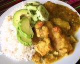 Foto del paso 6 de la receta: Estofado de Pollo con cúrcuma & Ensalada de pepino y palta 🥒🥑