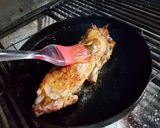 Foto del paso 5 de la receta: Lomo de cerdo relleno de salsa de champiñones y papas rústicas