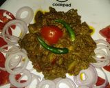 A picture of step 10 of Chicken masala kaleji.