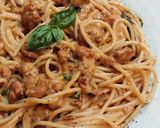 Foto del paso 7 de la receta: Pasta Marry Me con gambas