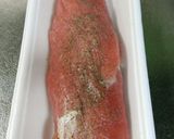A picture of step 1 of Roast Pork Tenderloin with Onion Sauce.