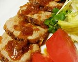 A picture of step 11 of Roast Pork Tenderloin with Onion Sauce.