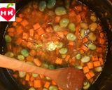 صورة لخطوة 5 من وصفة الخرشوف(الأرضي شوكي) بالخضار وزيت الزيتون