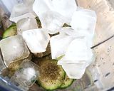 A picture of step 1 of Cucumber orange water.