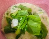 Gambar langkah 3 resipi Kuah Lemak Sawi dengan Udang.