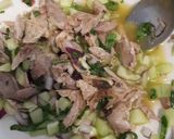 Foto del paso 1 de la receta: Ensalada yucateca de salpicón de carne a la naranja agria