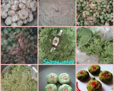 A picture of step 1 of Makhana matar tikki.