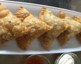 A picture of step 8 of Lamb / beef / mutton meat Samosas:.