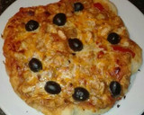 Foto del paso 4 de la receta: Pizza burrito de pollo y champiñones en la olla GM g