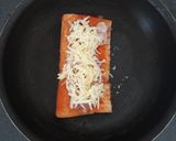 Foto langkah ke 3 dari resep Ham and Chesse Sandwich.