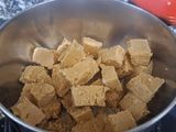 Tarta fría de turrón jijona