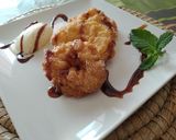 Foto del paso 15 de la receta: Manzana rebozada con helado de vainilla y caramelo