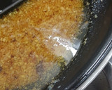 A picture of step 3 of Amaranth or Rajgira Halwa.
