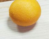 A picture of step 1 of How to Cut Citrus Fruits Like Oranges: Smile Cut.
