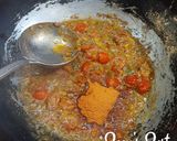 A picture of step 1 of Instant Vegetable Fried Rice.