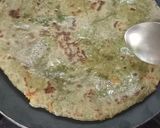 A picture of step 12 of Aloo palak paratha.