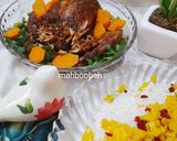 عکس مرحله 7 از دستور مرغ شکم پر بدون فر 😍