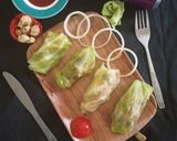 कैबेज सोया नगेट रोल (Cabbage soya nugget roll recipe in Hindi) रेसिपी चरण 4 फोटो