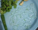 A picture of step 1 of Aloe Vera MintLemon Juice.