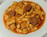 Foto del paso 2 de la receta: Alubias blancas con cerdo y chorizo