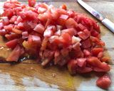 A picture of step 4 of Meatloaf with a Greek touch.