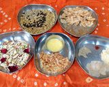 A picture of step 1 of Panjiri - Janmashtami Divine Prasad.