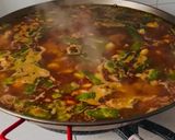 A picture of step 6 of Paella Valenciana 🥘.