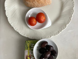 Mini bocadillo integral de melva preparada