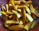 A picture of step 1 of Moru Kuttan.