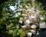 Sweet potato bottlegourd peas and capsicum sabji recipe step 3 photo