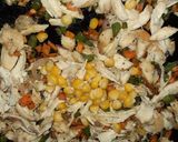 A picture of step 2 of Chicken potato cheese corn balls.