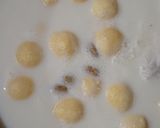A picture of step 4 of Ras malai.