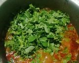 A picture of step 3 of Methi keema curry.