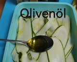 Zucchinischleifen - mit Koriander als Salat Rezeptschritt 2 Foto